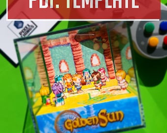 Golden Sun Map GBA Map Golden Sun USA - Etsy