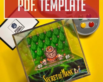 Secret of Mana || SNES || PDF Template