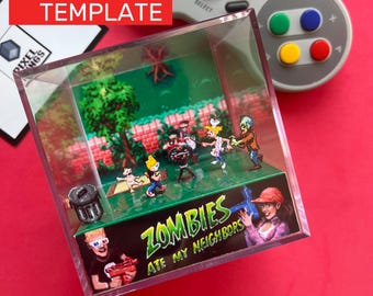 Zombies Ate My Neighbors || SNES || PDF Template