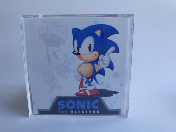 SONIC THE HEDGEHOG - Green Hill Zone - 3D Game Cube Diorama