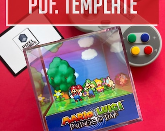 Mario & Luigi - Partners in Time || Nintendo DS || PDF Template