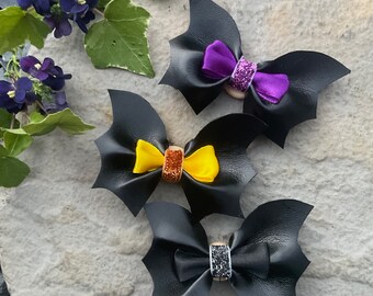 Halloween Bat Bowtie for pets