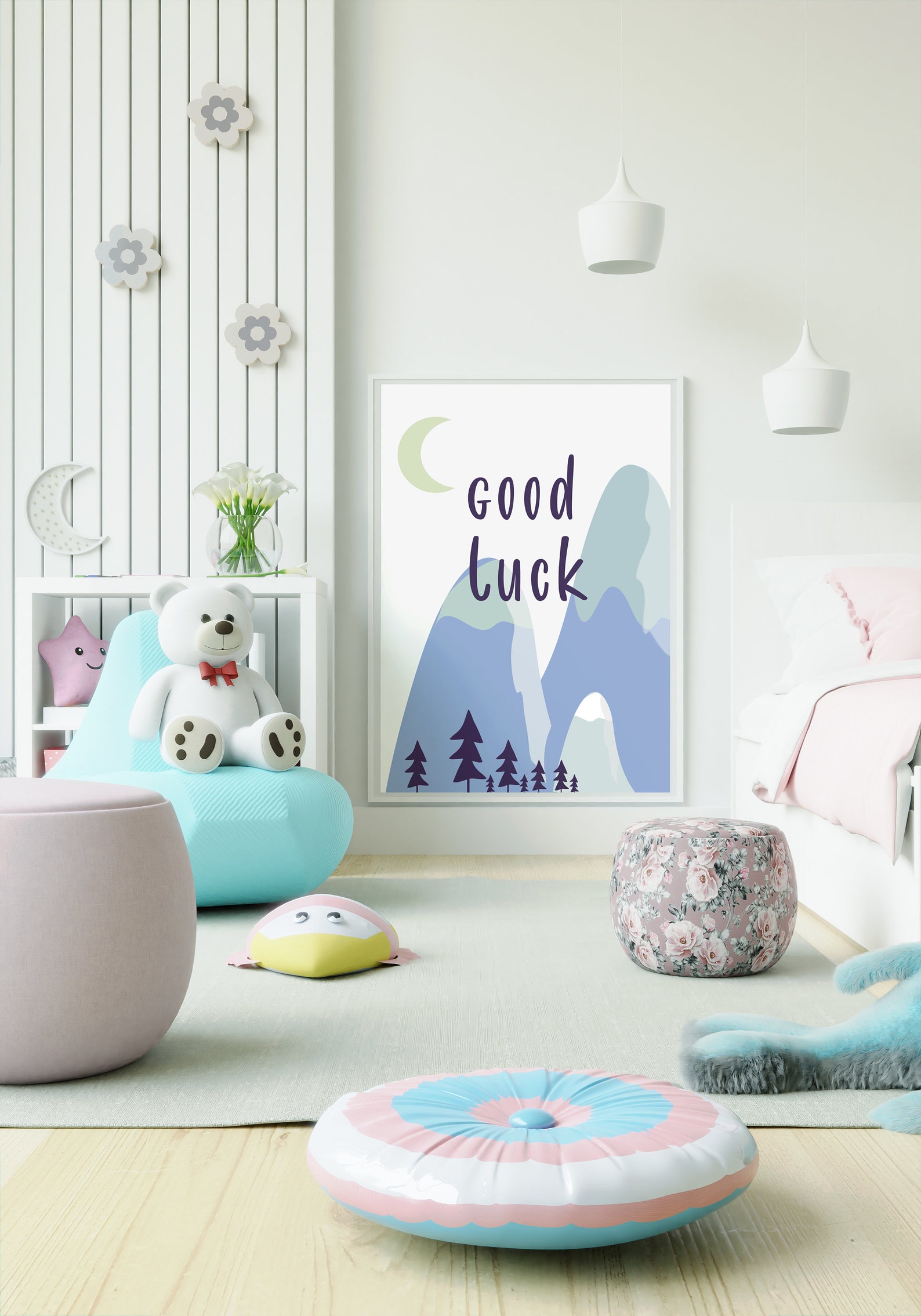 Nursey Wall Art Nursery Decor Neutral Baby Room Playground Etsy