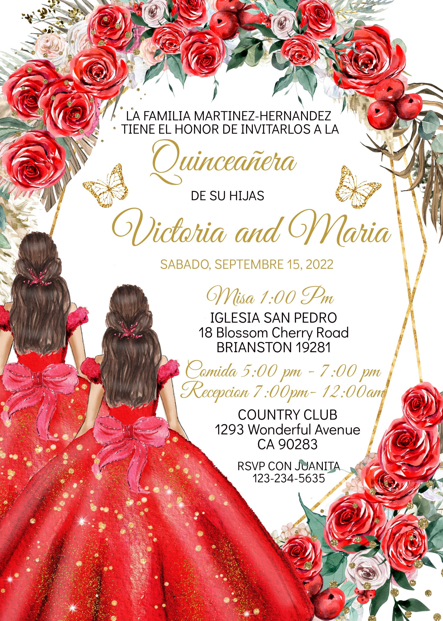 Vestidos de xv años para gemelas hotsell