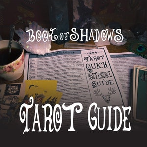 Tarot Guide 2 Page PDF | Quick Reference | Cheat Sheet