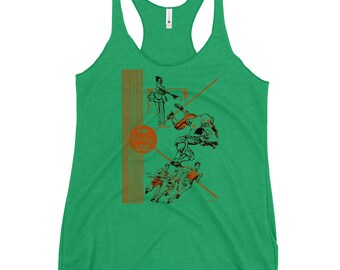 70&#39;s-80&#39;s Vintage Women&#39;s Racerback Tank