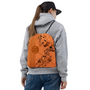 70&#39;s-80&#39;s Old School Drawstring bag