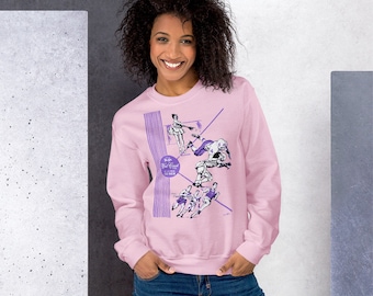 Pretty In Pink Vintage Style Unisex Sweatshirt