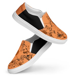 70&#39;s-80&#39;s Old School Men’s slip-on canvas shoes