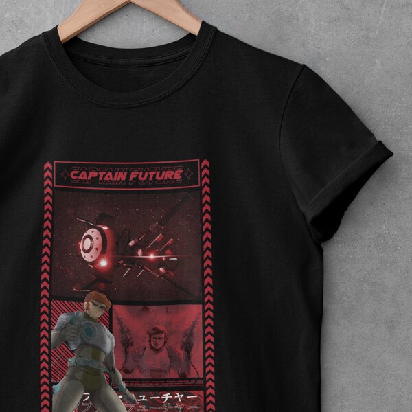 Capitaine Flam, T-shirt bio qualité premium, Captain Future, t-shirt 100% coton bio