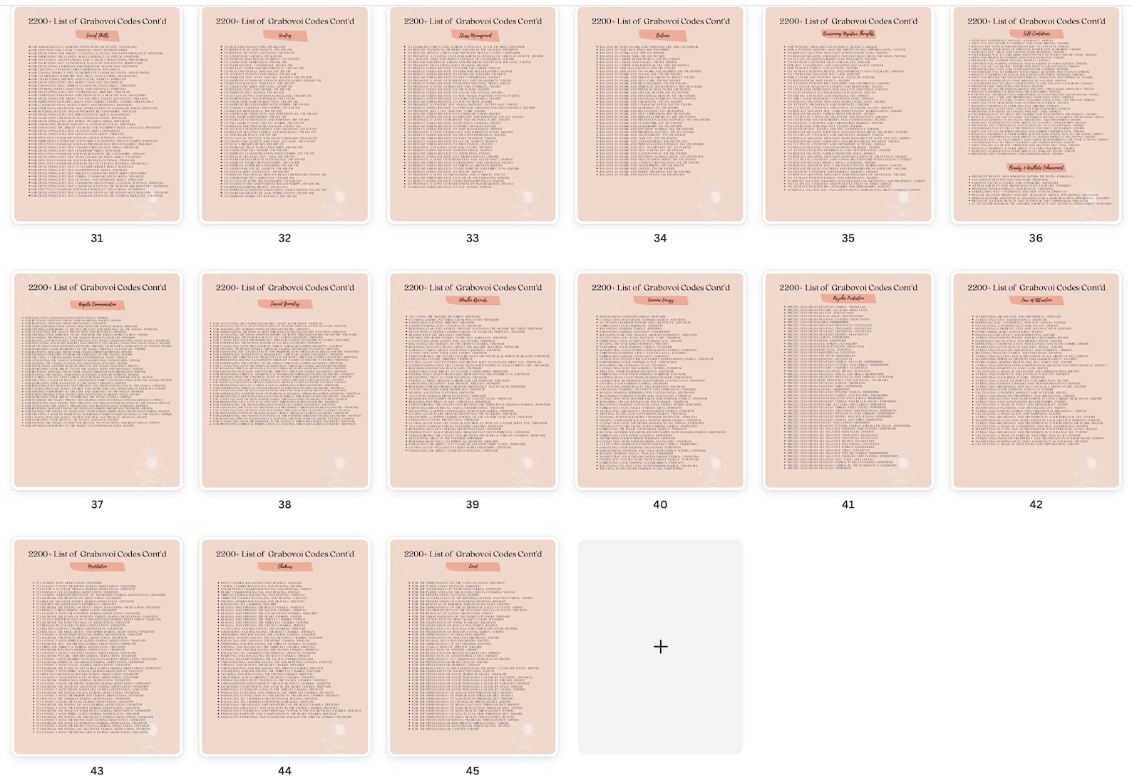 Over 2200 Grabovoi Codes for Manifesting Your Desires - Largest ...