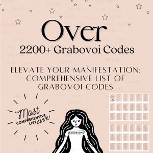 Die vollständigste Grabovio Codes Liste enthält über 2200 Codes, um deine Manifestationsreise zu beschleunigen! Sofort Download.