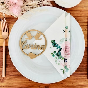 Cartes de lieu de mariage Noms de table Cadeau d’invité