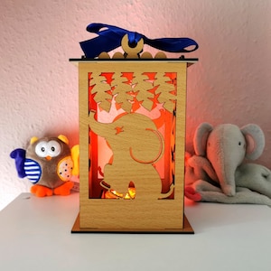 Inscripción de regalo para niños Confirmación de bautismo Cumpleaños LED personalizado