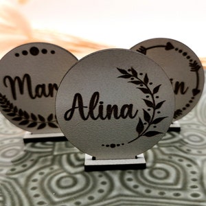 Tafeldecoratie naamkaartjes bruiloft gast cadeau plaatskaarten plaatskaarten voor bruiloft, doop communie, vormsel, tafeldecoratie bruiloft