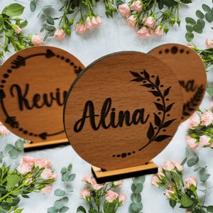 Naamkaartjes tafeldecoratie bruiloft gast cadeau plaatskaarten plaatskaarten voor bruiloft, doop communie, vormsel, tafeldecoratie bruiloft
