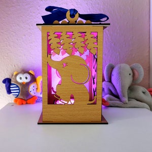 Inscripción de regalo para niños Confirmación de bautismo Cumpleaños LED personalizado