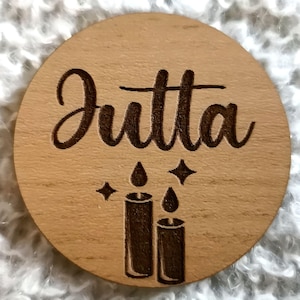 Décoration de table, baptême, cadeau d'invité, porte-noms, magnets, baptême, communion, mariage, marque-places, marque-places pour mariages, fêtes de confirmation