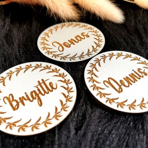 Invité cadeau porte-noms aimants de mariage marque-places marque-places pour mariage, baptême communion, confirmation, décoration de table mariage