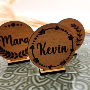 Porte-noms décoration de table mariage invité cadeau marque-places marque-places pour mariage, baptême communion, confirmation, décoration de table mariage