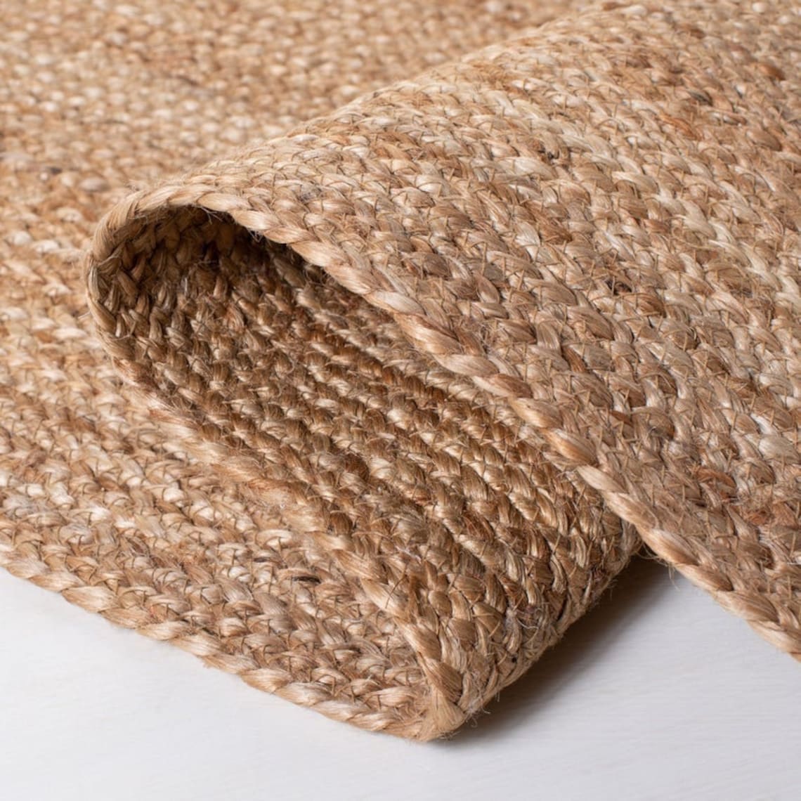 Jute rug 3x5 Farm house Area rug Natural boho rug Living Etsy