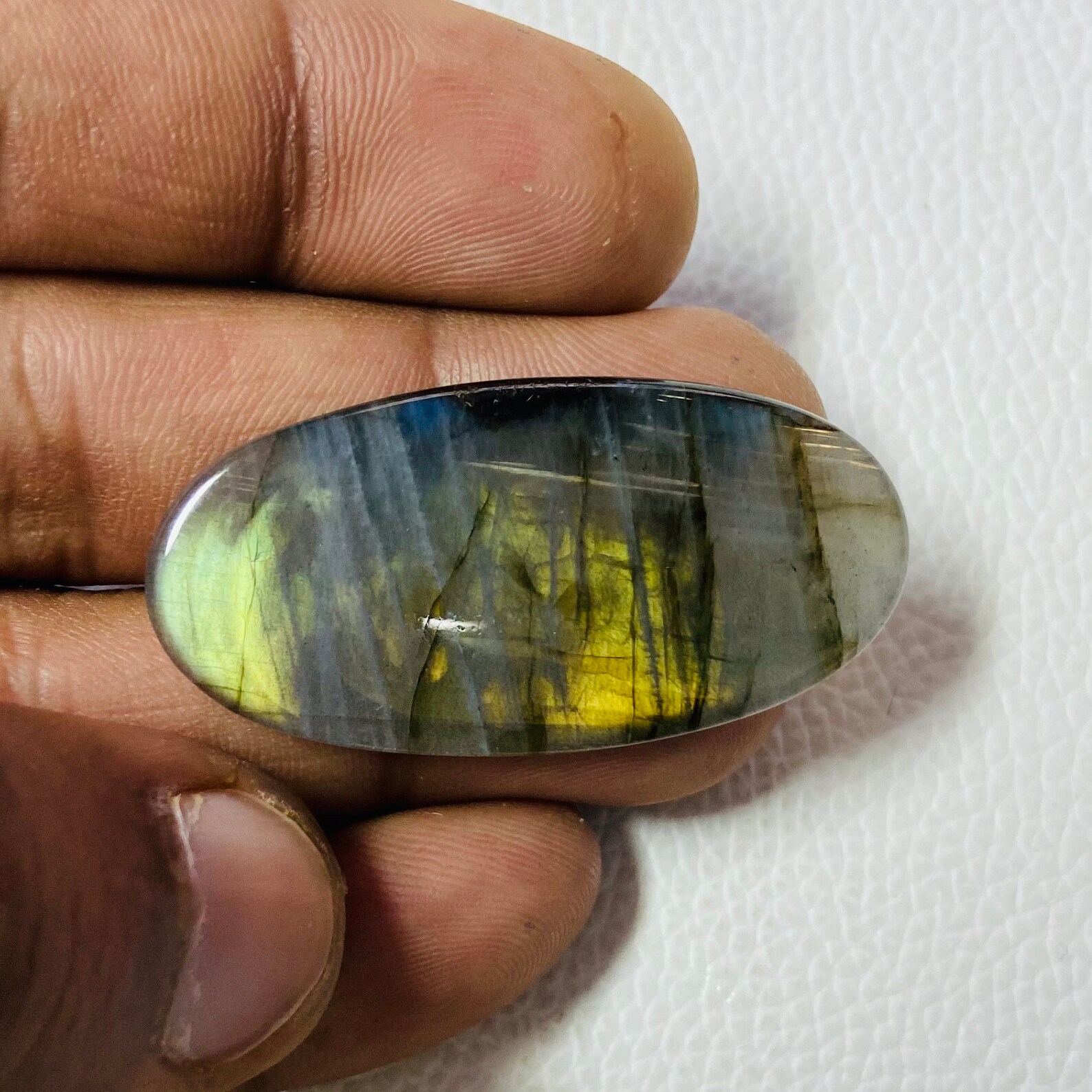 LabradoriteYellow Labradorite CabochonAmazing Labradorite Etsy