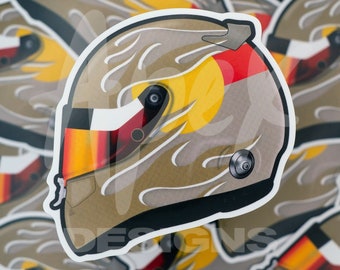 Daniel Ricciardo 2023   Helmet Waterproof Sticker