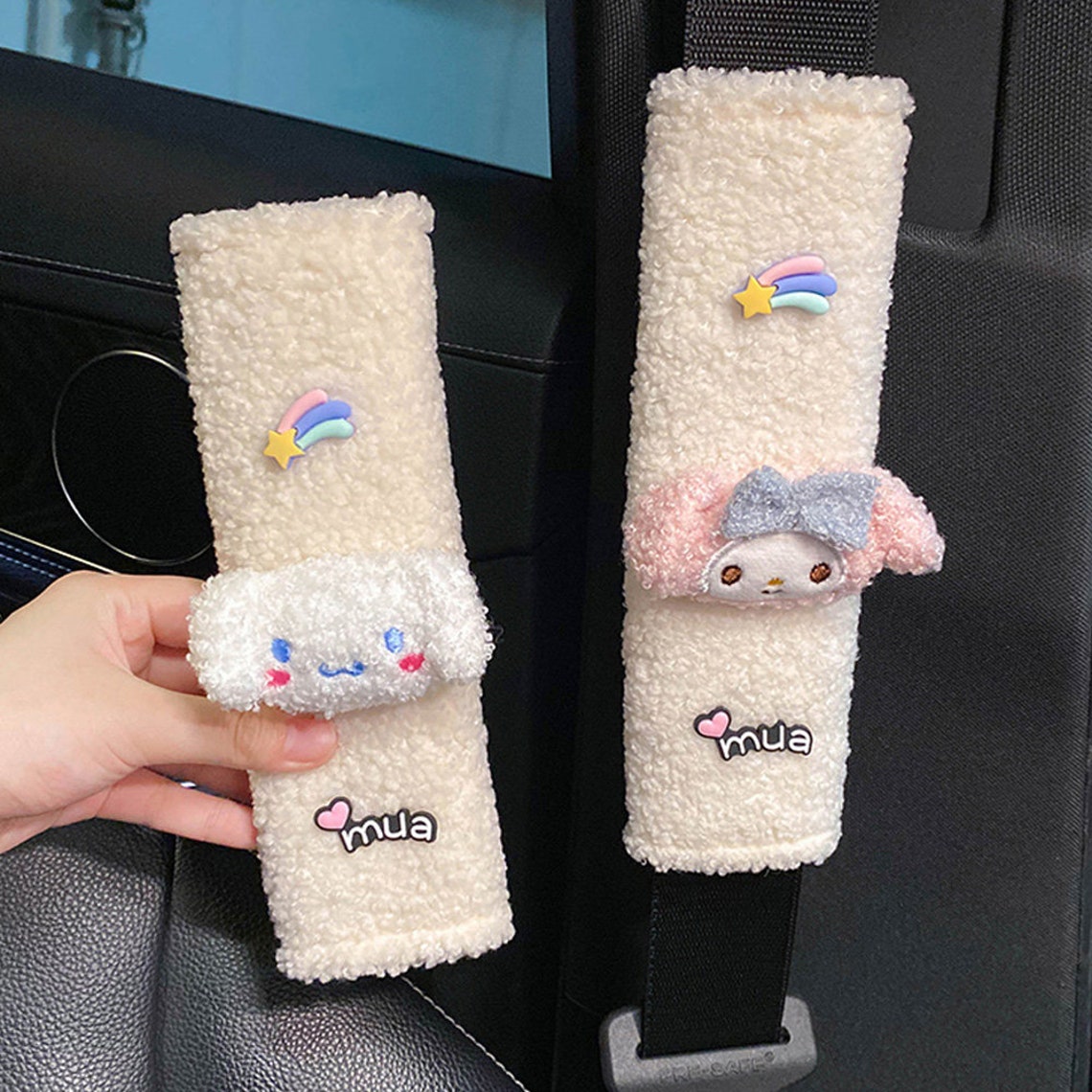 Cinnamoroll Car Seatbelt Cover Pink Seat Belt Strap Cover for Etsy