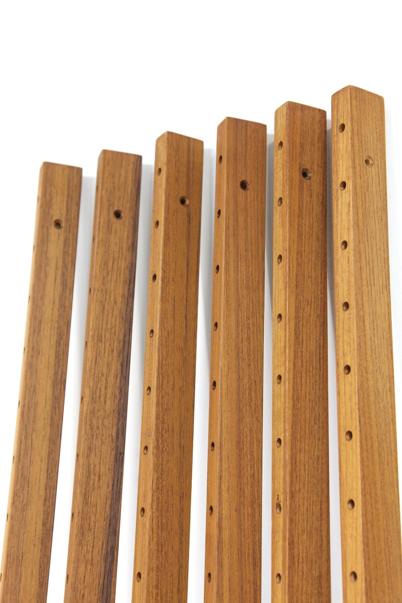 Timber Wall Rails Wall Rails for Royal System by Poul Cadovius | Shelving System | Danish ...