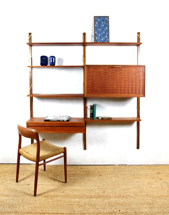 Poul Cadovius Wall Unit | Royal System | Cado Teak | Modular Wall