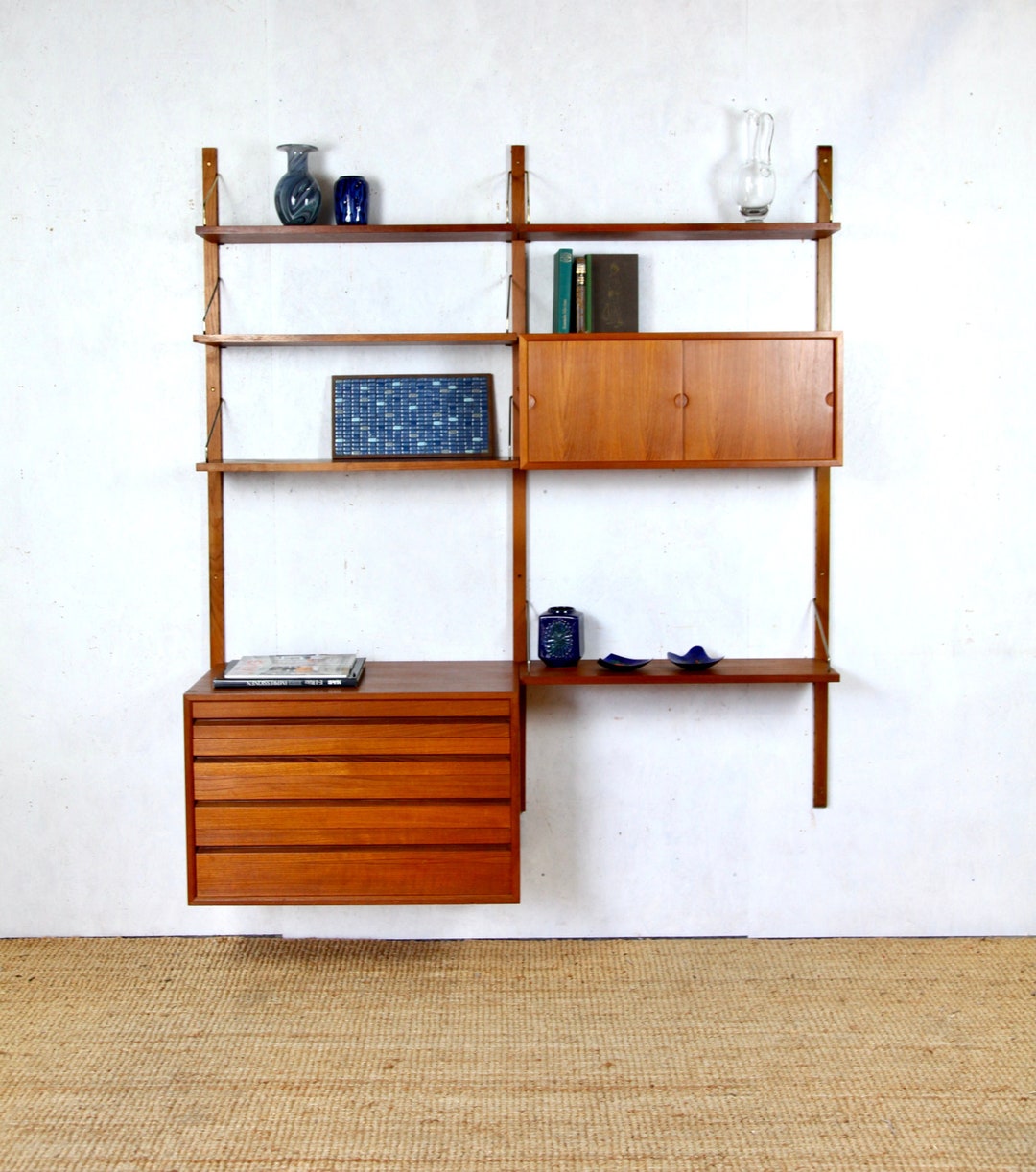 Poul Cadovius ポールカドビウス ロイヤルユニット ウォールシェルフ