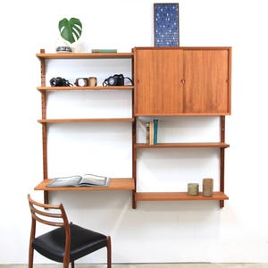 Cado 2-bay wall unit | by Poul Cadovius | shelving system | Danish Design | midcentury | 1960s | modulares Regalsystem