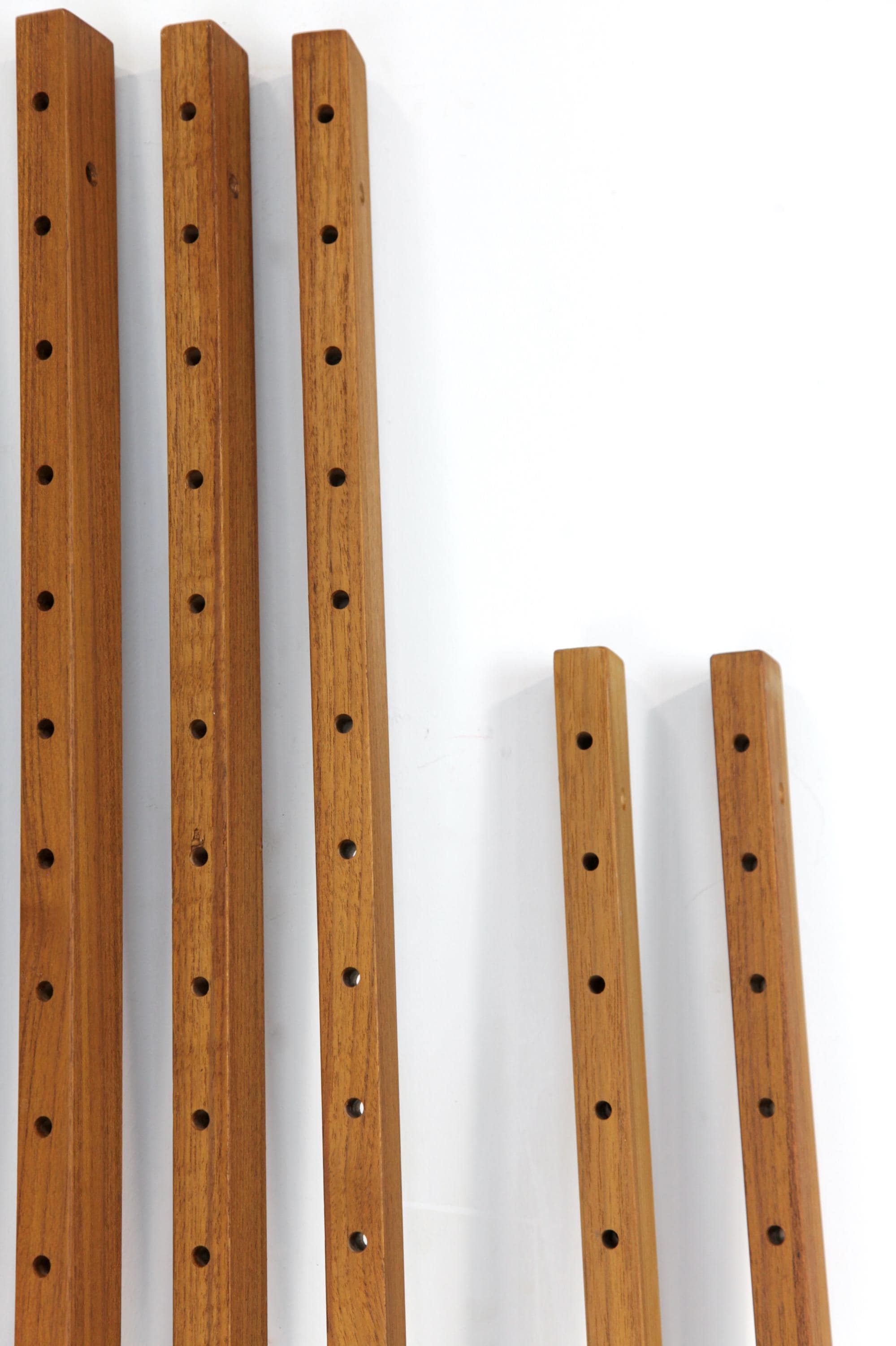 Teak Pin Rails Wall Rails for Royal System by Poul Cadovius | Shelving System | Danish ...