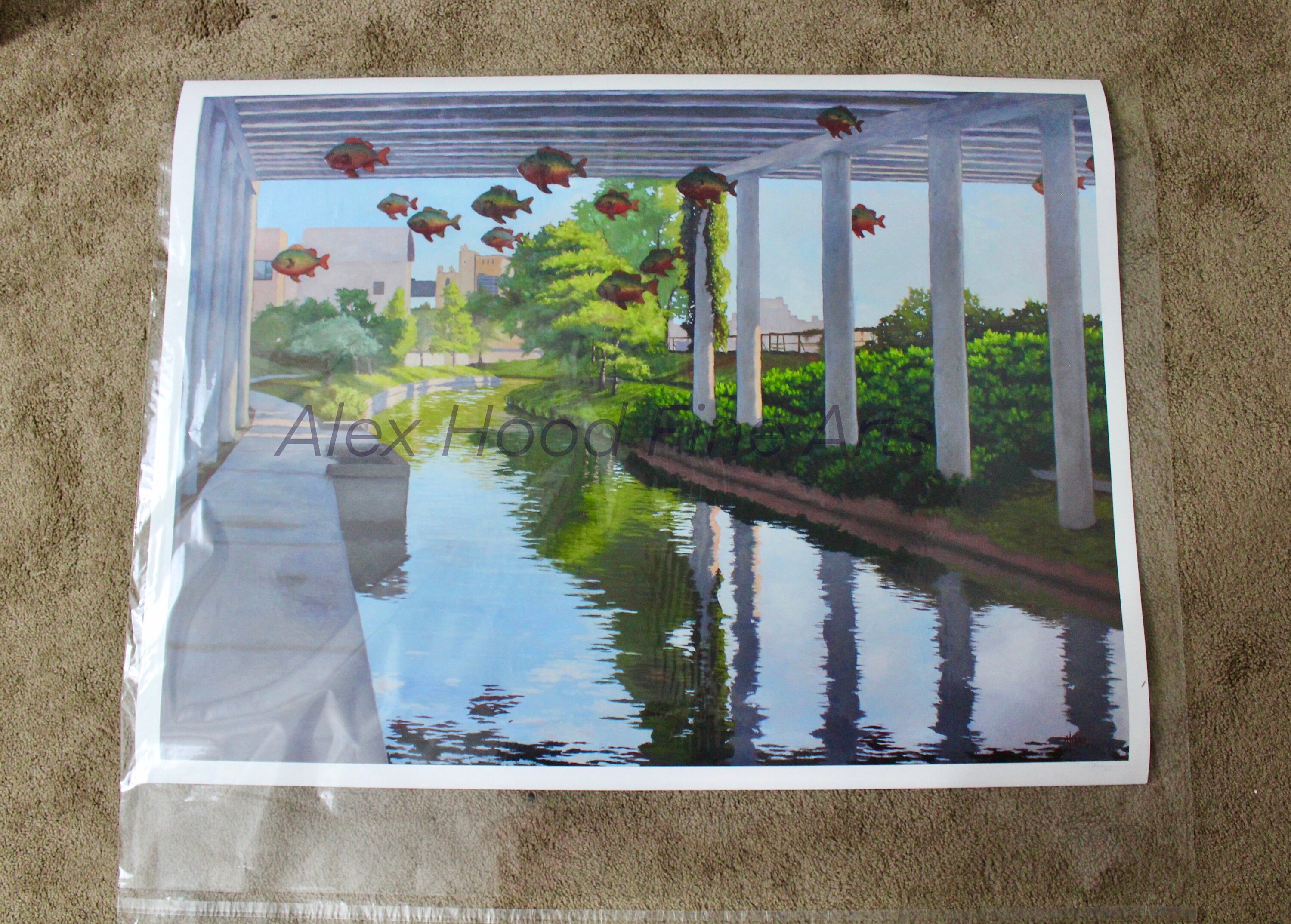 GIANT Limited Edition Print, Artist Signed and Numbered, Texas