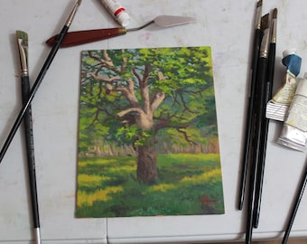 Dipinto ad olio ORIGINALE: Leon Oak