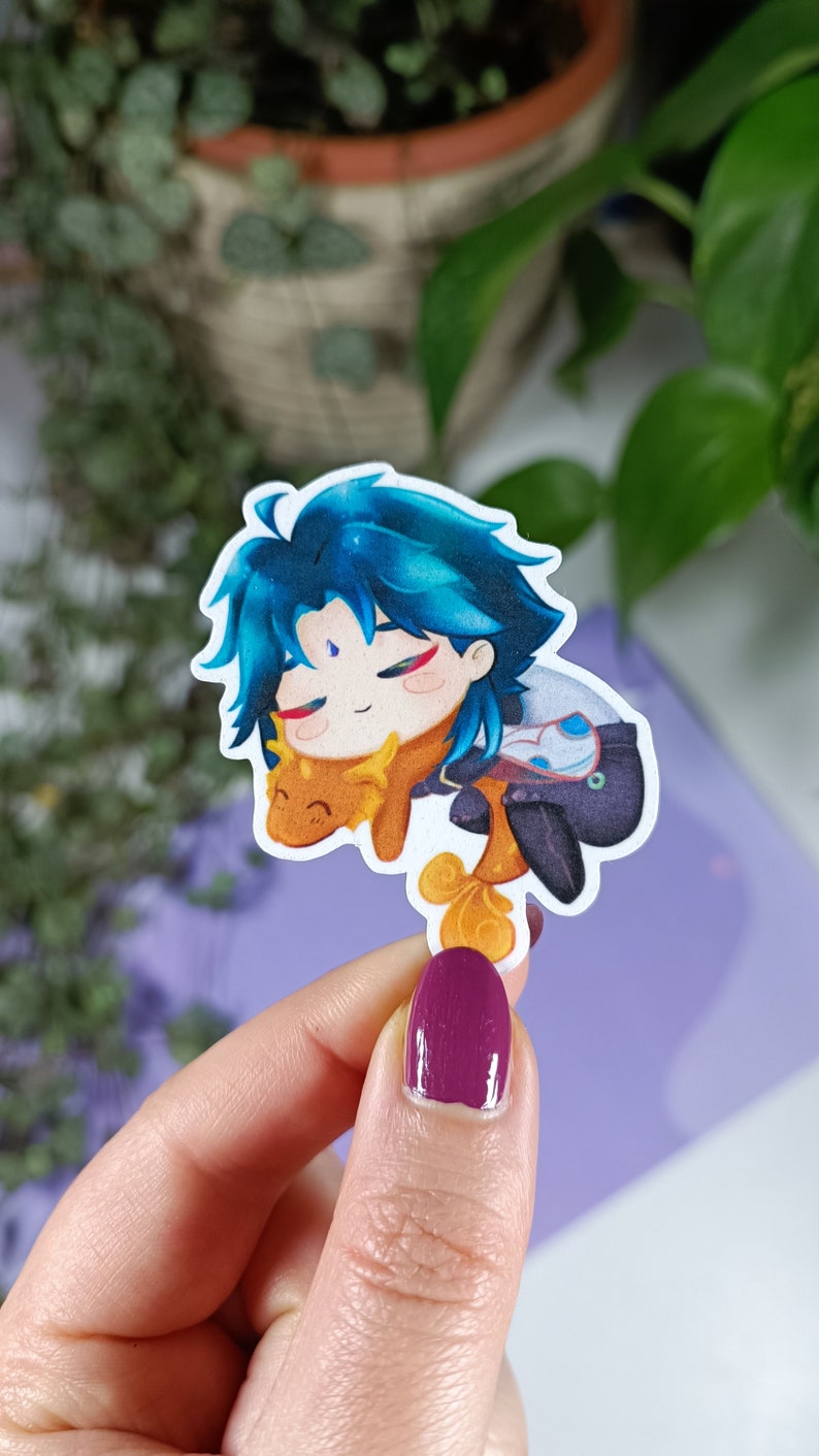 Xiao Sticker Set Genshin Impact Fanart Lovingly Designed Etsy