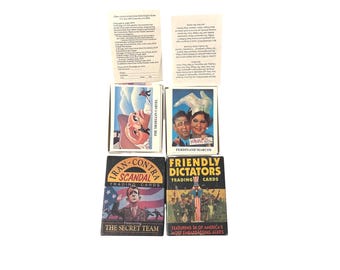 Eclipse Books Iran-Contra Scandal & Friendly Dictators Trading Card Sets Vintage
