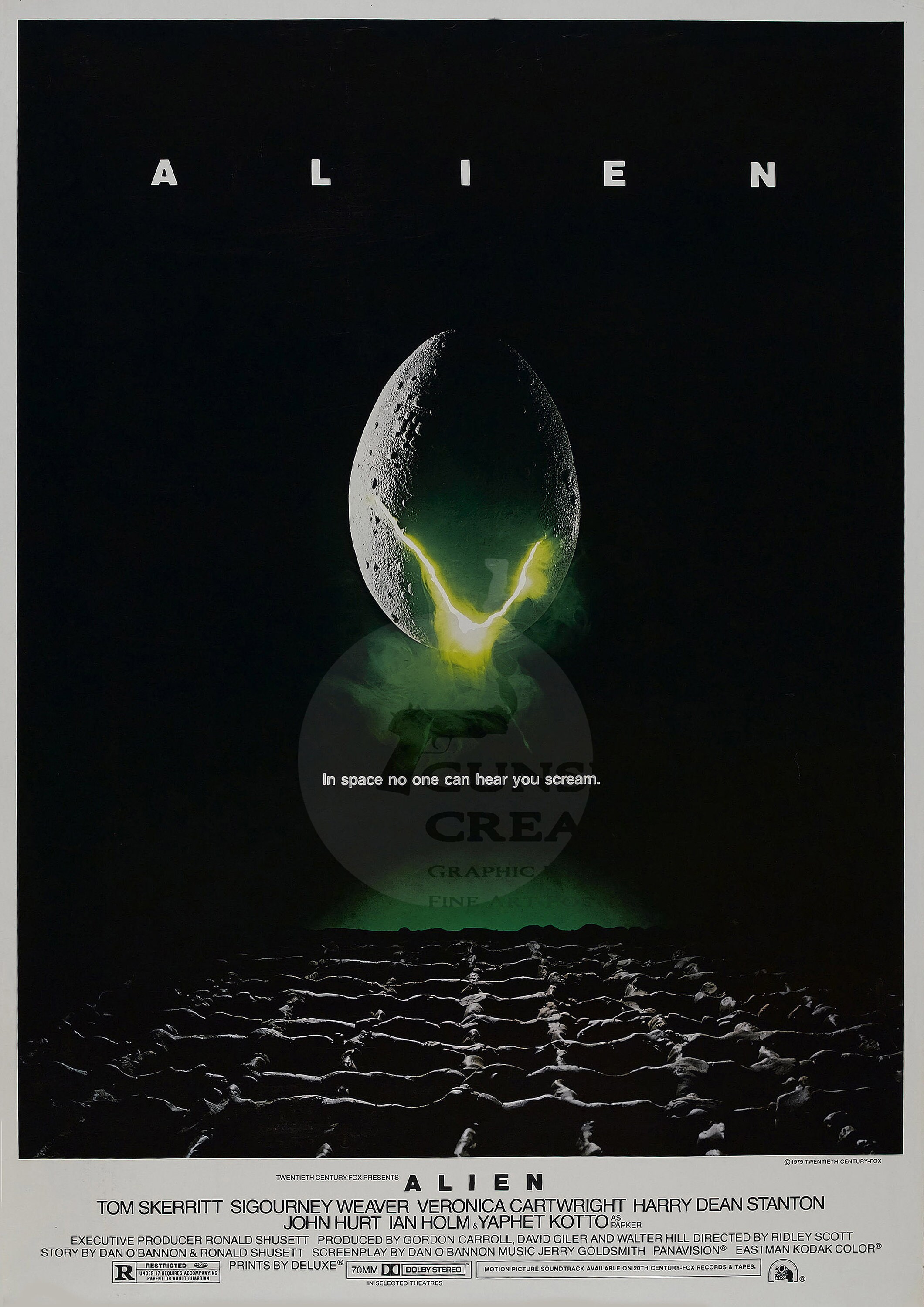 Alien 1979 Classic Film Movie Wall Art Photo Print Etsy
