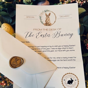 Easter Bunny Personalised Letter | Easter Gift