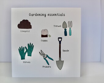 Gardening Essentials Card