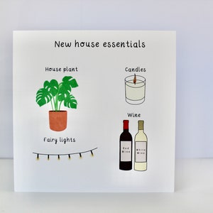 Carte Essentiels pour une nouvelle maison