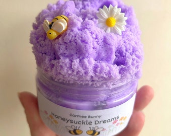 Honeysuckle Dreams purple cloud slime fluffy slime