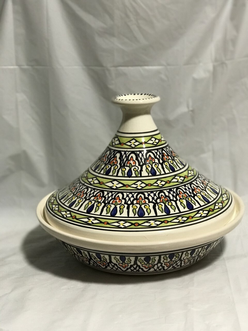 Tunisian Delightful Dining. Lg Tagine Cooking Pot. Rainbow Etsy.de