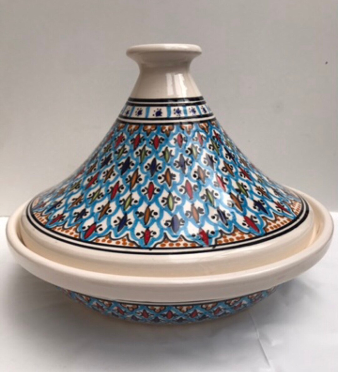 Tunisian Delightful Dining. Lg Tagine Cooking Pot. Rainbow Etsy.de
