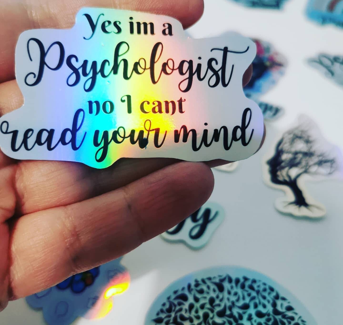 Holographic Psychology theme sticker pack | Etsy