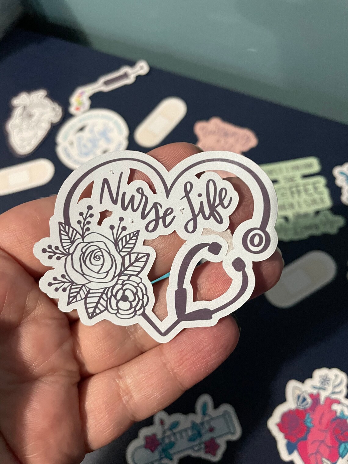 Nursing Theme Sticker Pack Etsy