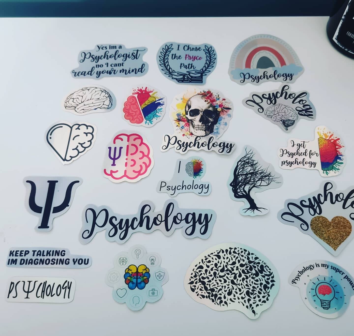 Holographic Psychology theme sticker pack | Etsy