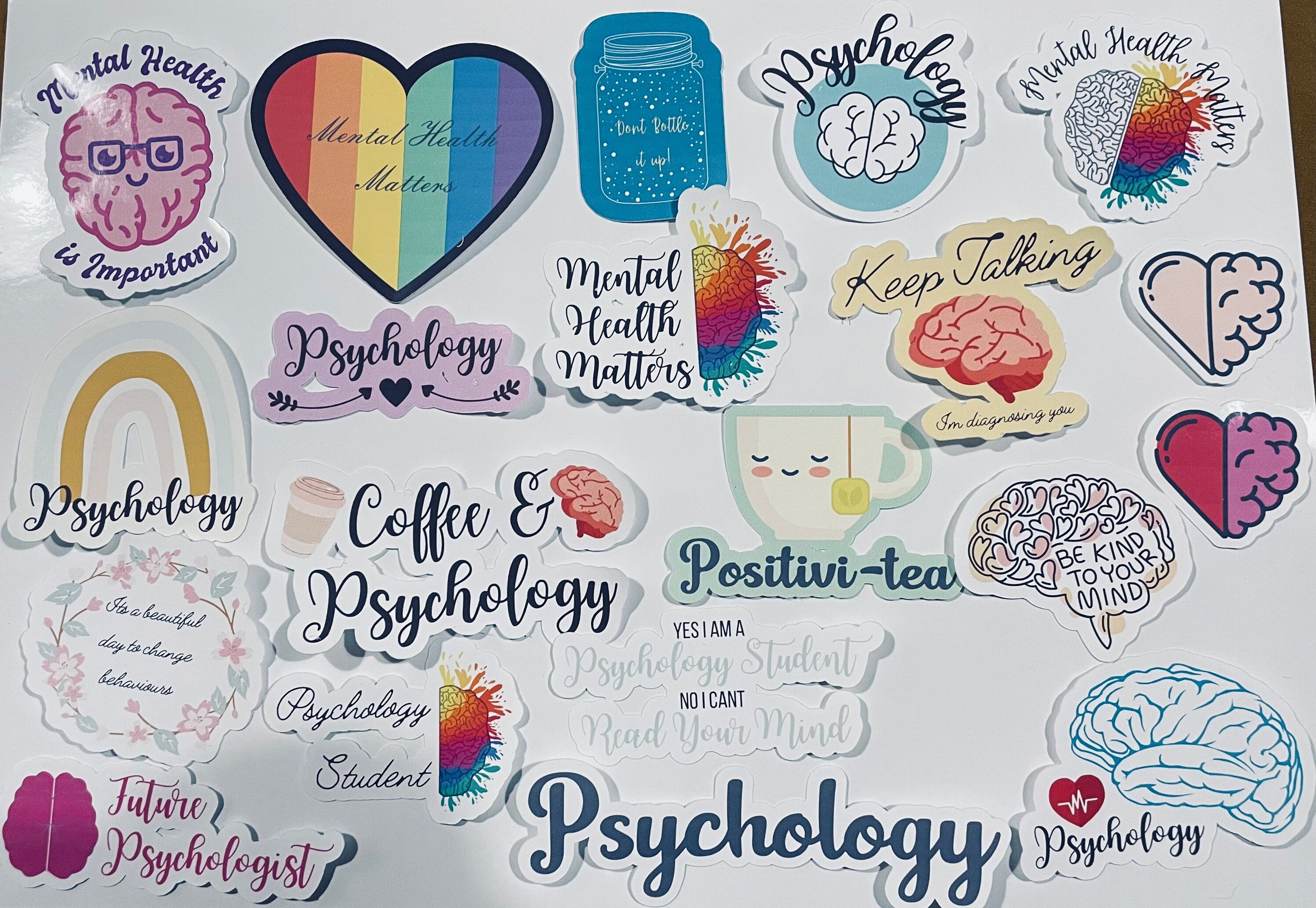 Psychology theme sticker pack | Etsy