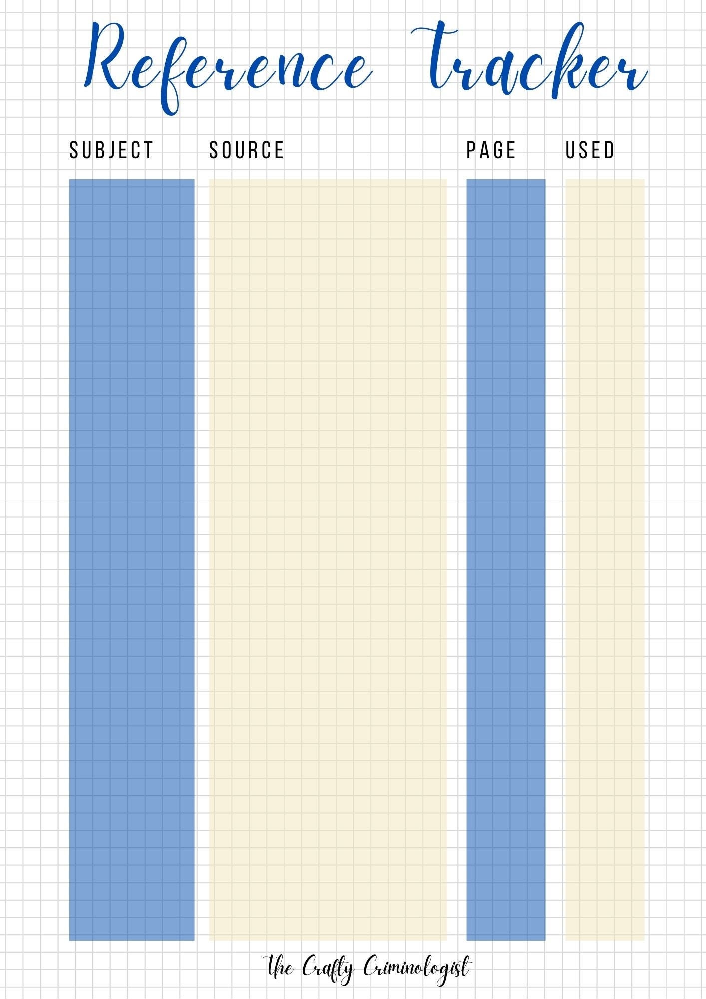 google sheets reference tracker google sheets reference tracker