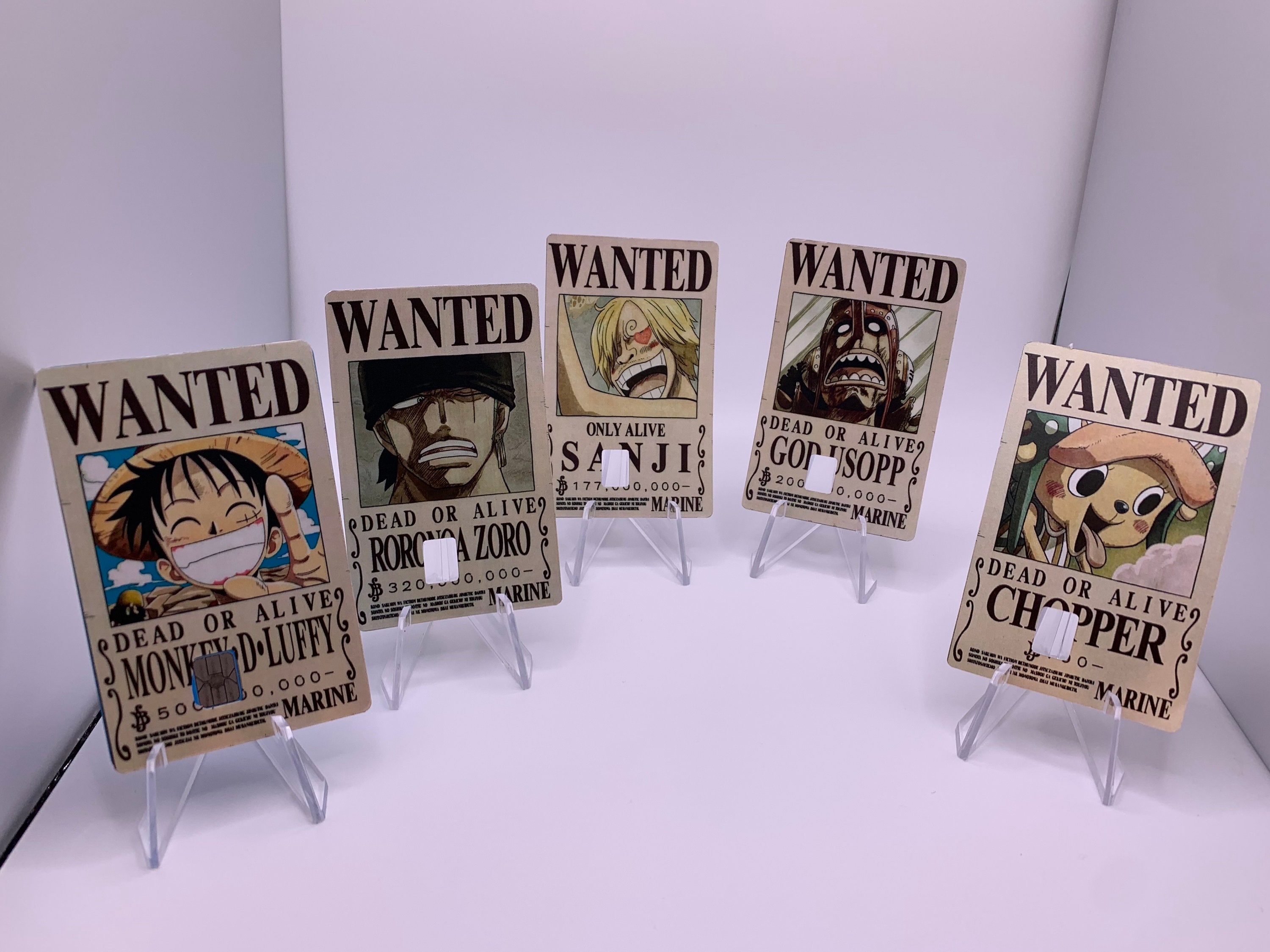 STICKER ruggito One Piece Wanted Posters 28,5 cm × 19,5 cm